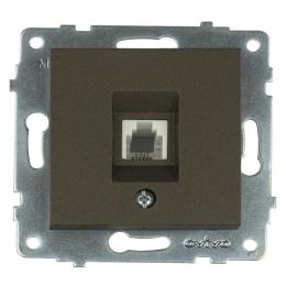 Механізм розетки телефонної GRANO мока (600-000319-221)