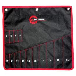 Чохол для гайкових ключів 14 кишень 430мм * 430мм Intertool