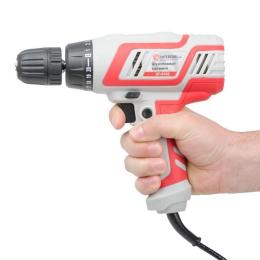 Дриль-шурупокрут електричний 320 Вт, 220 В,0-750 об/хв,0.8-10 мм, 10 Нм INTERTOOL DT-0103