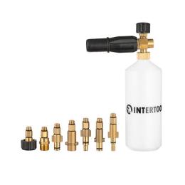 Насадка-пеногенератор універсальна для мийок високого тиску, 1000 мл INTERTOOL DT-1536