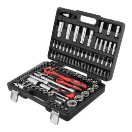 Набір інструментів Cr-V 1/2 і 1/4 108 од. INTERTOOL ET-6108