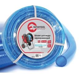 Шланг для води 3-х шаровий 1/2,50 м, армований PVC INTERTOOL GE-4056