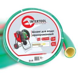 Шланг для води 4-х шаровий 1/2,30 м, армований, PVC INTERTOOL GE-4105