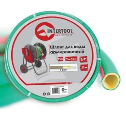 Шланг для води 4-х шаровий 3/4,50 м, армований, PVC INTERTOOL GE-4126