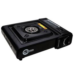 Плита газова одноконфорочна, п'єзопідпал, під газові балони бутан і пропан-бутан INTERTOOL GS-0001