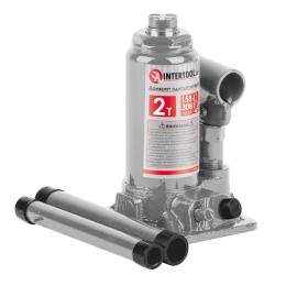 Домкрат стовпчик одноштоковий 2т, в пластиковому кейсі INTERTOOL GT0051