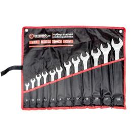 Набір ключів комбінованих 12од., 8-30мм Cr-V INTERTOOL HT-1251