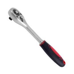 Рукоятка з храповим механізмом на 24 зуба 1/4, Cr-v INTERTOOL HT-2104