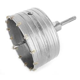 Комплект: свердло корончасте по бетону 120 мм і перехідник SDS-plus 100мм INTERTOOL SD-7120