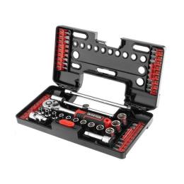 Набір насадок і головок з тріскачкаю 57 од, STORM VT-3657 Intertool