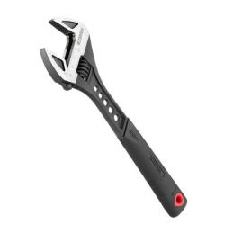 Ключ розвідний 250мм кований, рукоятка TPR, HRC 40 ~ 50, Cr-V STORM XT-0080 Intertool