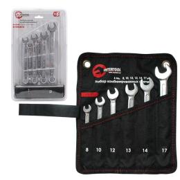 Набір комбінованих ключів 6 шт. INTERTOOL XT-1001