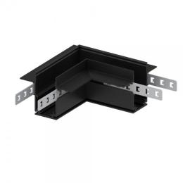 Соединитель угловой для низковольтного встраиваемого шинопровода Feron LD2004 черный