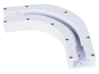 Кутовий з'єднувач 90° для електрокарнизів (VL-CC90)