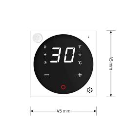 Механізм розумний програмований терморегулятор із зовнішнім датчиком температури для теплої підлоги Livolo білий (VL-FCQ1Z2-2WPS23)