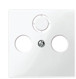 Центральна панель TV розетки антена біла Merten, MTN296725