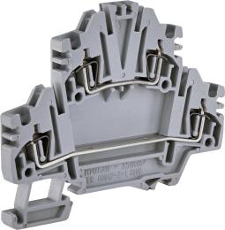 Дворівнева пружинна клема ETI 003903184 ЕSP2-HMD.2N (2.5мм² сіра)