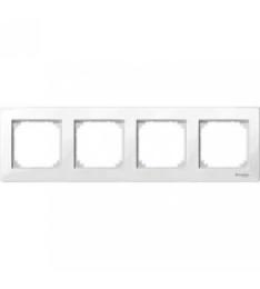 Рамка 4-пост. M-Plan Полярно-білий Merten, MTN515419