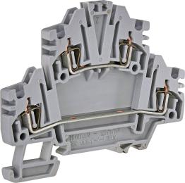 Дворівнева пружинна клема ETI 003903183 ЕSP2-HMD.1 (1.5мм² сіра)