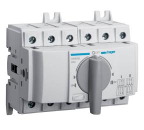 Перемикач Hager HIM306 I-0-II 63А 400/690В 3P 6м