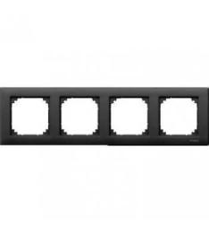 Рамка 4-пост. M-Plan антрацит Merten, MTN486414