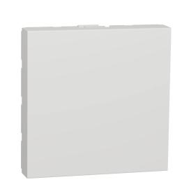 Заглушка Schneider Electric NU986618 для розетки 45х45 (біла)