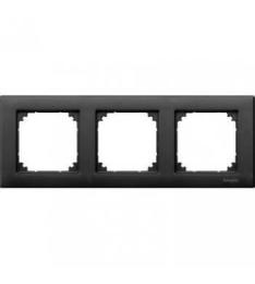 Рамка 3-пост. M-Plan антрацит Merten, MTN486314