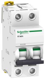 Автоматичний вимикач Schneider Electric iC60N 2P 6A C