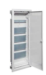 Щиток 5-рядний прихованого монтажу Hager для медійних розводок (слабкострумовий) Volta VU60NWB