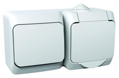 Розетка з вимикачем Cedar Plus