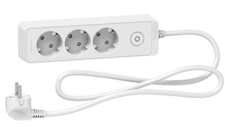 Тримісний подовжувач Schneider Electric ST9431W (1,5м) білий