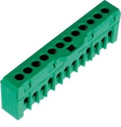 Клемник ETI 003903207 ESC-QBLOK7202 (зелений 10/16мм² 12 підключень)