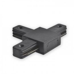 Посилений Т-образний конектор Feron 6590 LD1103 для однофазного шинопроводу (чорний)