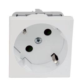 Розетка Kopos QS 45x45 з біла