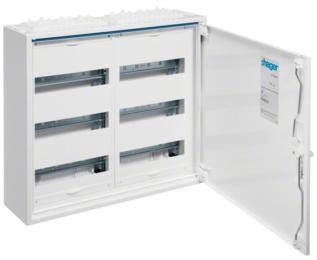 Щит метал. Univers FWB32S на 72 модулі накладний Hager