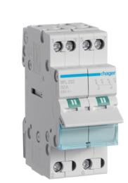 Перемикач Hager SFL232 (загальні точки знизу)