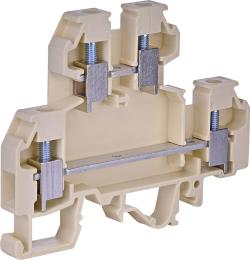 Дворівнева клема ETI 003901277 VS 4 NA 4мм² (бежева)