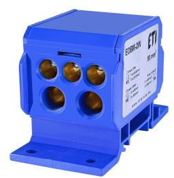 Розподільний блок ETI 001102412 EDBM-2/N (160А 1x4-70; 2x4-35; 3x2.5-25)