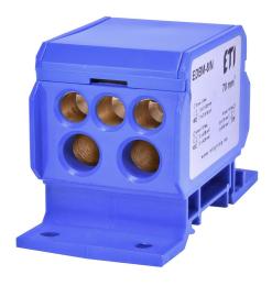 Розподільний блок ETI 001102426 EDBM-8/N (192А 1x4-70; 2x4-35; 3x2.5-25)
