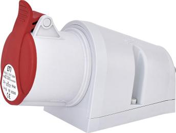 Настінний силовий роз'єм ETI 004482038 EZ-3243 IP44 (32A 400V 3P+PE)