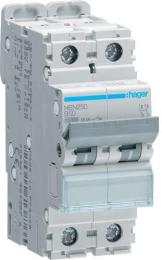 Автоматичний вимикач Hager NBN250 2P 10кА B-50A 2M