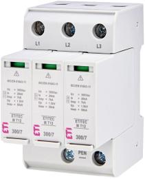 Обмежувач перенапруги ETI 002440504 ETITEC M T12 300/7 (3+0 3p TNC)