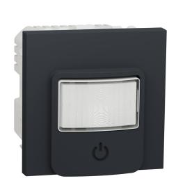 Датчик руху Schneider Electric NU352554 з вимикачем 10А (антрацит)