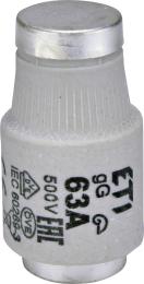 Запобіжник ETI 002313403 D III gG 63A/500V (E33)