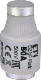 Запобіжник ETI 002313102 D III DZ 50A/500V (E33)