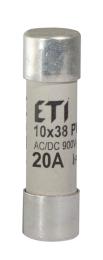Запобіжник ETI 002625034 CH 10x38 gR-PV 20A 900V (30kA)