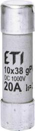 Запобіжник ETI 002625085 CH 10x38 gPV 20A 1000V (30kA)