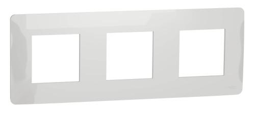 3-постова рамка Schneider Electric NU200618 (біла)