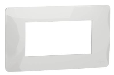 Рамка Schneider Electric NU210418 4М (біла)