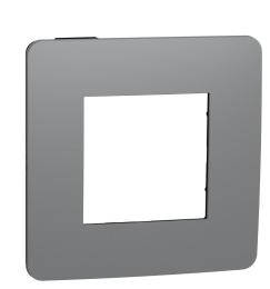 Однопостова рамка Schneider Electric NU280222 (димчасто-сірий/антрацит)